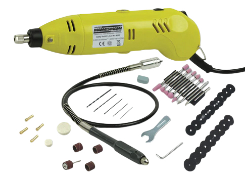 BRÜDER MANNESMANN M92571 suorahiomakone 30000 RPM Musta, Keltainen 130 W