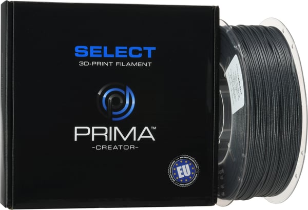 Miniatyrbillede 1 af 2: 3D Prima PS-PLASP-175-1000-DGY 3D print materiale Polymælkesyre (PLA) Grå 1 kg