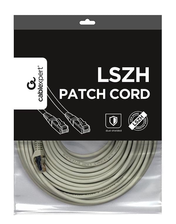 Gembird PP6A-LSZHCU-30M netværkskabel Grå Cat6a S/FTP (S-STP)