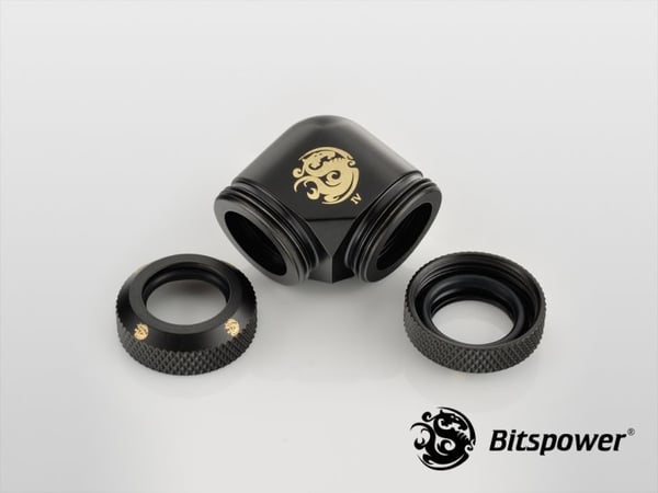 Bitspower Carbon Black Kompressionskrök