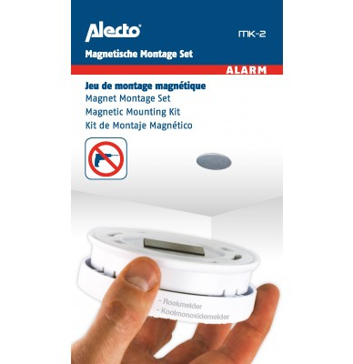 Alecto MK-2 monteringssæt Hvid Metal