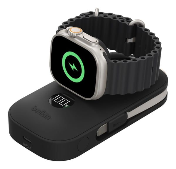 Belkin BPD012HQBK powerbank 10000 mAh Trådløs opladning Sort