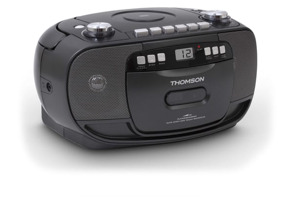 Miniatyrbillede 2 af 4: Thomson RK200CD bærbar stereosystem Analog 2,4 W AM, FM Sort MP3-afspilning