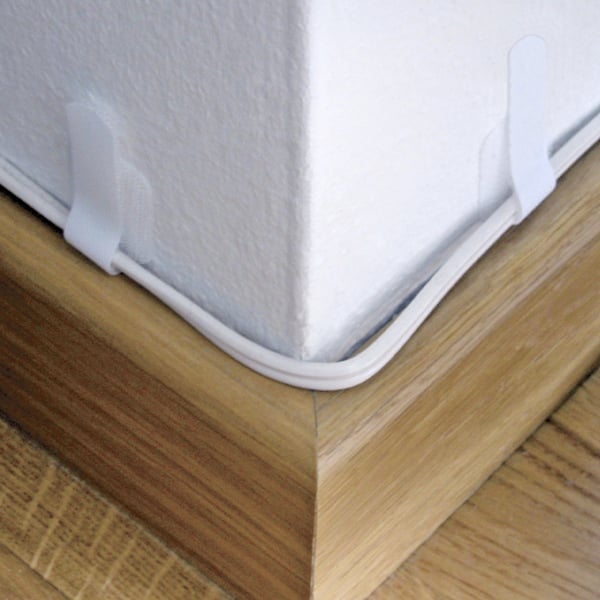 Miniatyrbild 2 av 5: Label-the-cable WALL kardborrefäste Nylon, Polyester Svart, Vit 50 styck
