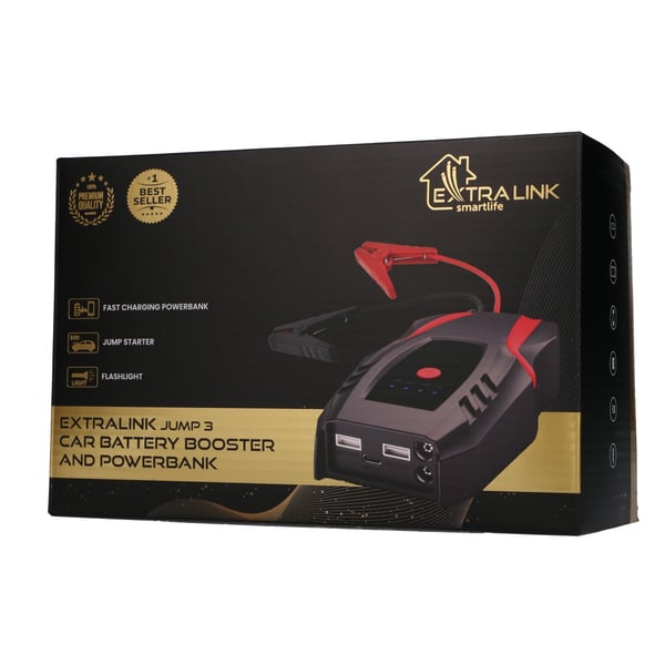 Extralink Jump 3 Car Battery Booster | Powerbank rozruchowy do odpalania samochodu | (EX.38657)