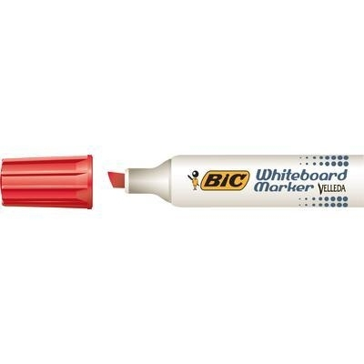 BIC Velleda 1781 speedmarker 12 stk Mejselspids Rød