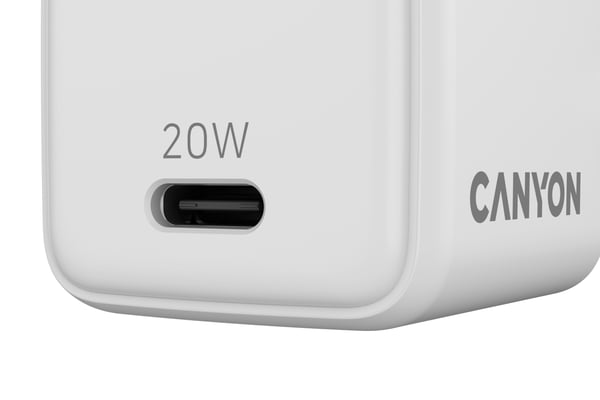 Pikkukuva 4 / 5: Canyon charger CU20C GaN 20W 1xPD EU White