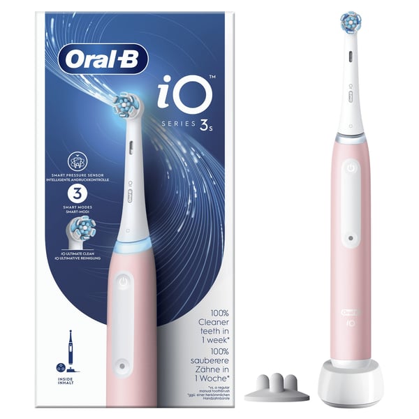 Miniatyrbild 1 av 2: Oral-B iO 8006540730843 elektriska tandborstar Vuxen Vibrerande tandborste Rosa, Vit