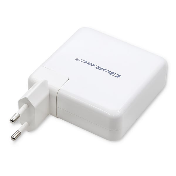 Miniatyrbillede 4 af 7: Qoltec 51710 oplader til mobil enhed Universel Hvid Vekselstrøm Hurtig opladning Indendørs