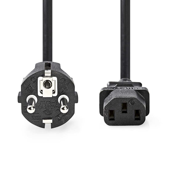 Nedis CEGL10030BK30 strömkablar Svart 3 m Strömkontakt typ F IEC 320