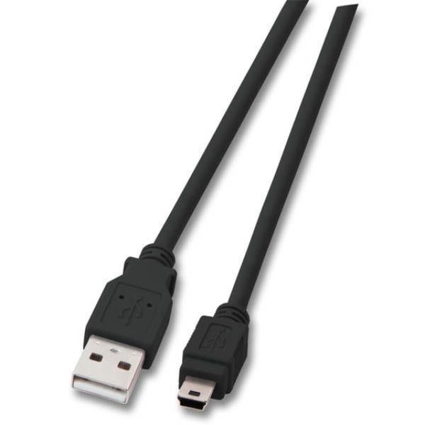 EFB Elektronik USB2.0 A / Mini B 1.5m USB-kabel 1,5 m USB A Mini-USB B 0,48 Gbit/sek. Sort