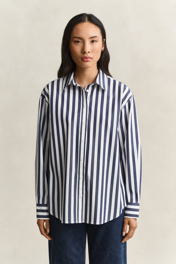 Gant 4300681-409 Skjorte Point collar Langærmet Bomuld