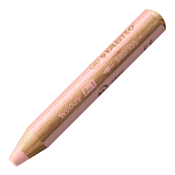 STABILO woody 3 in 1 Rosa 1 styck STABILO woody 3 in 1 Rosa 1 styck