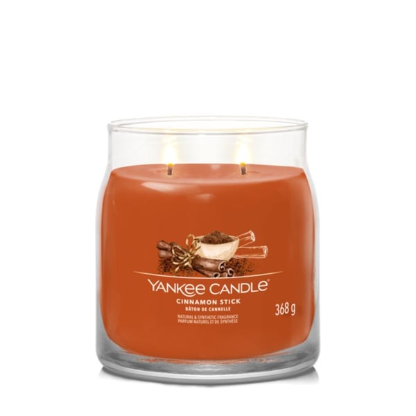 Miniatyrbild 3 av 3: Yankee Candle Cinnamon Stick stearinljus Rund Kardemumma, Cederträ, Kanel, Kryddnejlika Orange 1 styck