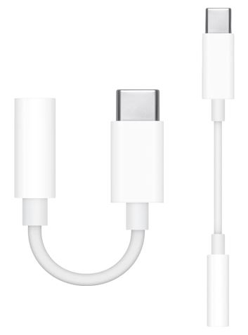 Miniatyrbillede 3 af 5: Gembird GMB Audio A-CM-3.5F-01 lydkabel 0,1 m 4-pins 3.5 mm USB Type-C Hvid