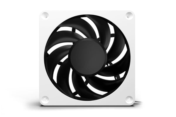 Pikkukuva 5 / 6: Alphacool Apex Stealth Metall Tietokonekotelo Tuuletin 12 cm Valkoinen 1 kpl