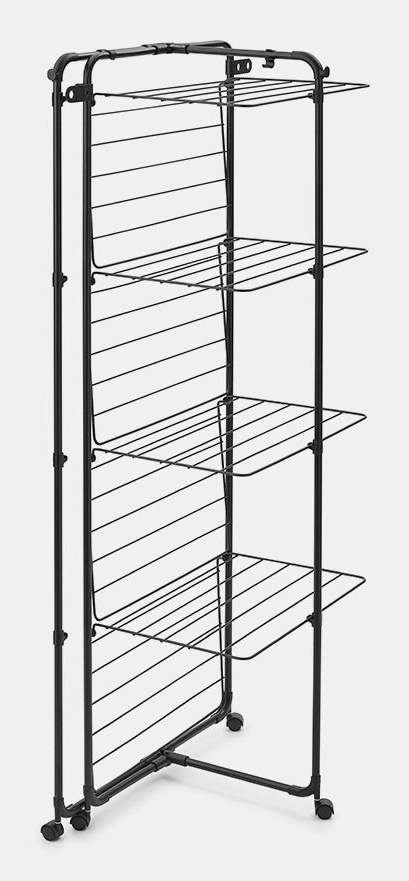 Pikkukuva 3 / 6: Brabantia 319303 kuivausrumpu Lattialla seisova teline Musta