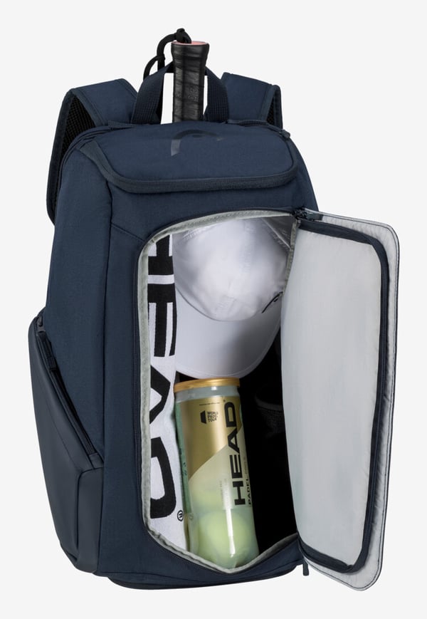 Miniatyrbillede 2 af 2: HEAD Backpack Pro rygsæk Fritidsrygsæk Marineblå Polyester, Polyurethan (PU), Genanvendt plast