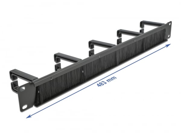 Miniatyrbillede 5 af 5: DeLOCK 66490 tilbehør til rack Børstepanel