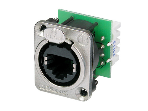 Neutrik NE8FDV-YK kabelsamler RJ45 Sort, Grøn, Sølv, Hvid