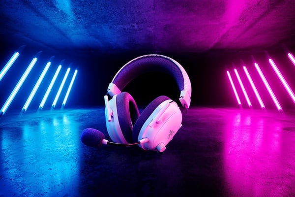 Miniatyrbild 6 av 7: Razer BlackShark V2 Pro Headset Trådlös Huvudband Spela Bluetooth Vit