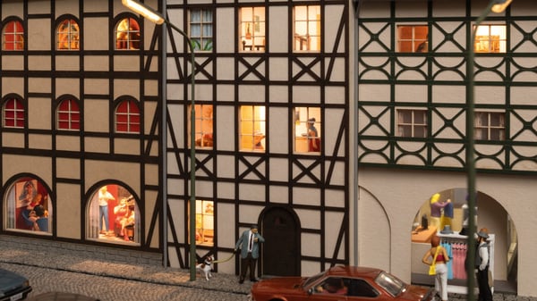 Miniatyrbillede 9 af 10: NOCH 51270 skalamodell dele og tilbehør Belysningsmodul til bygning