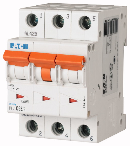 Eaton PXL-C63/3 strömbrytare Dvärgbrytare