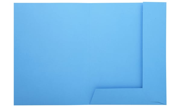 Miniatyrbild 2 av 3: Exacompta 335006E mappar Kartong Blå A4