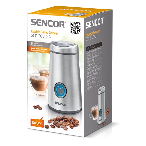 Pikkukuva 2 / 2: Sencor SCG 3050SS kahvimylly 150 W Ruostumaton teräs