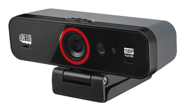 Adesso CyberTrack F1 webcam 2,1 MP 1920 x 1080 pixel USB 2.0 Sort