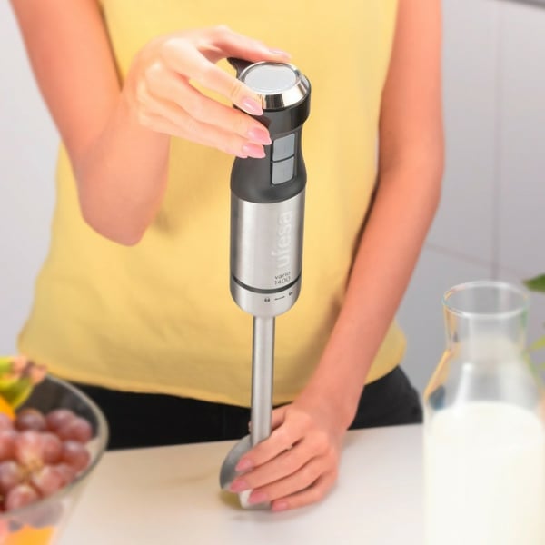 Ufesa BP4750 Nedsænkning blender 1400 W Sort, Rustfrit stål