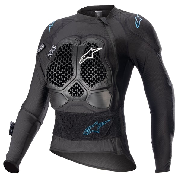 Alpinestars 6516823-1079-L moottoripyörätakki & -liivi Mies Musta, Syaani Alpinestars 6516823-1079-L moottoripyörätakki & -liivi Mies Musta, Syaani
