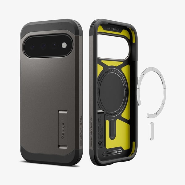 Spigen Tough Armor AI (Mag Fit) mobiltelefon etui 16 cm (6.3") Cover Metallic