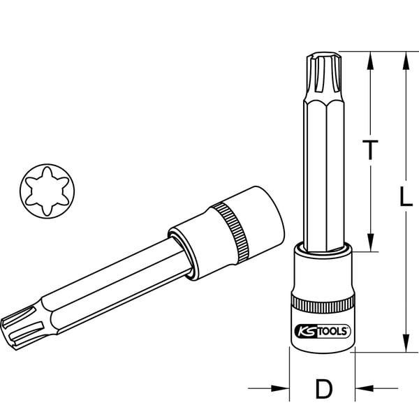 Miniatyrbillede 2 af 2: KS Tools CHROMEplus Sokkel