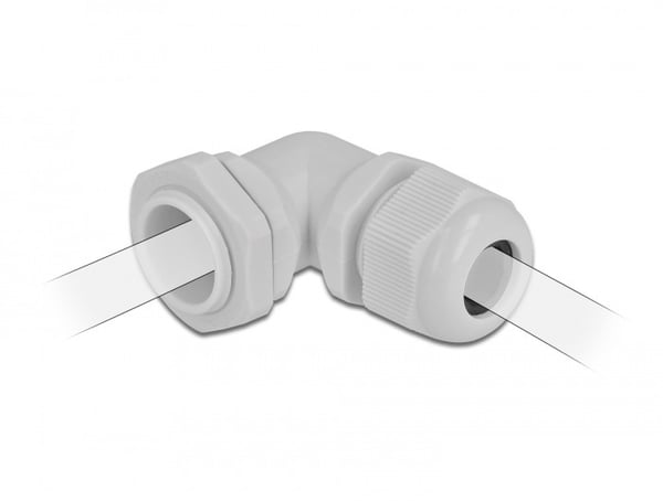 DeLOCK 60334 kabelgenomföringar Grå Plast 1 styck