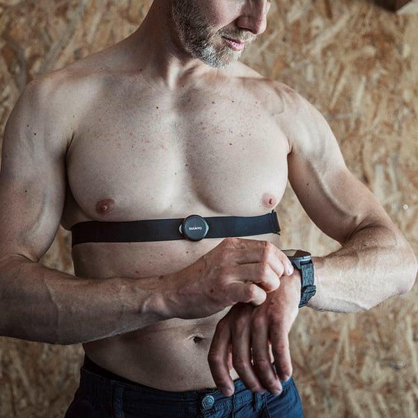 Suunto SS050579000 Smart bærbart (wearable) tilbehør Band Sort
