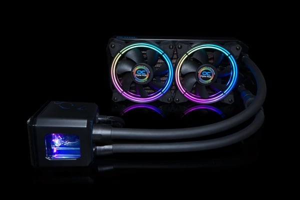 Alphacool Eisbaer Aurora 240 Suoritin All-in-one-nesteenjäähdytin 12 cm Musta 1 kpl
