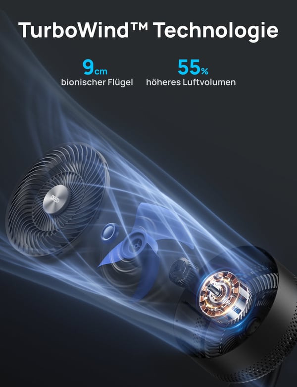 Miniatyrbild 7 av 8: Dreo TurboPoly 154 Svart