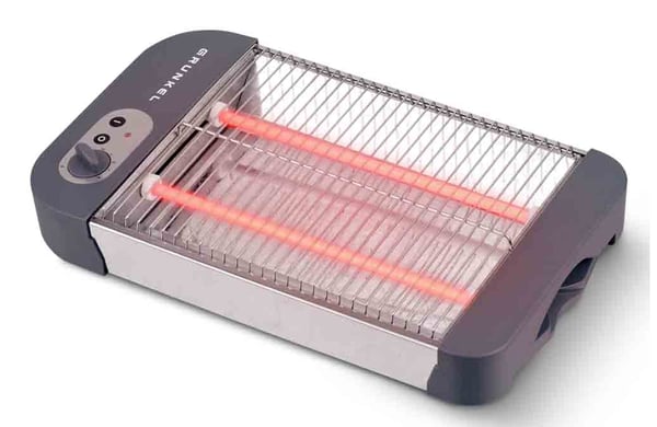 Grunkel TSP-G2 brødrister 6 4 skive(r) 600 W Grå, Rustfrit stål