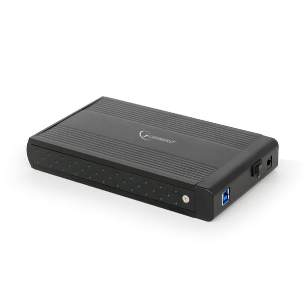 Gembird EE3-U3S-3 Hölje för lagringsenheter HDD-hölje Svart 3.5"