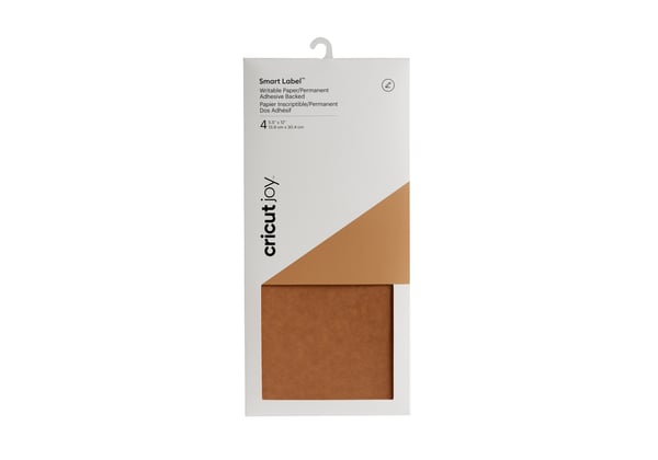 Pikkukuva 1 / 6: Cricut Joy Smart Label itseliimautuva muistilappu Suorakulmio Ruskea 1 arkkia Itsekiinnittyvä