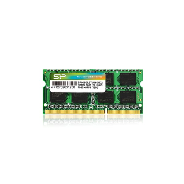 SODIMM DDR3 Silicon Power -muisti 8GB (1x8GB) 1600MHz 1.35V 512x8 SODIMM DDR3 Silicon Power -muisti 8GB (1x8GB) 1600MHz 1.35V 512x8