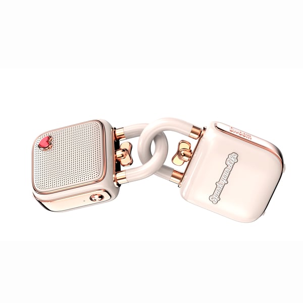 Divoom LoveLock Bärbar monohögtalare Rosa 5 W