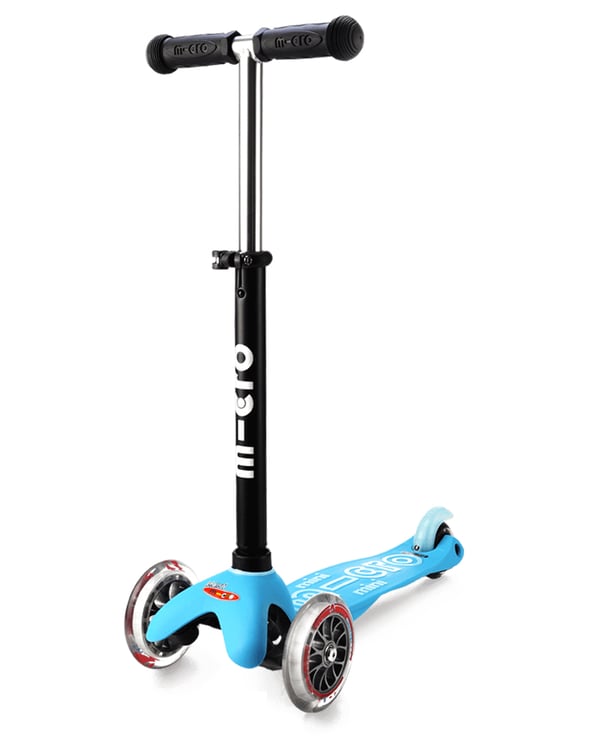 Micro Mobility Mini2go Deluxe Plus Barn Trehjulig sparkcykel Blå
