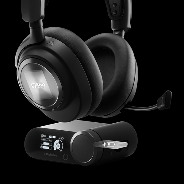 Miniatyrbillede 2 af 9: Steelseries Arctis Nova Pro Wireless Xbox Headset Kabel & trådløs Spil Bluetooth Opladningsstativ Sort