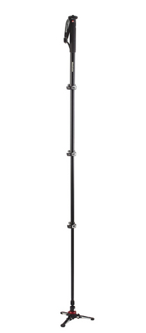 Miniatyrbild 2 av 3: Manfrotto MVMXPROA4 enbensstativ för kamera 1/4, 3/8" Aluminium Svart