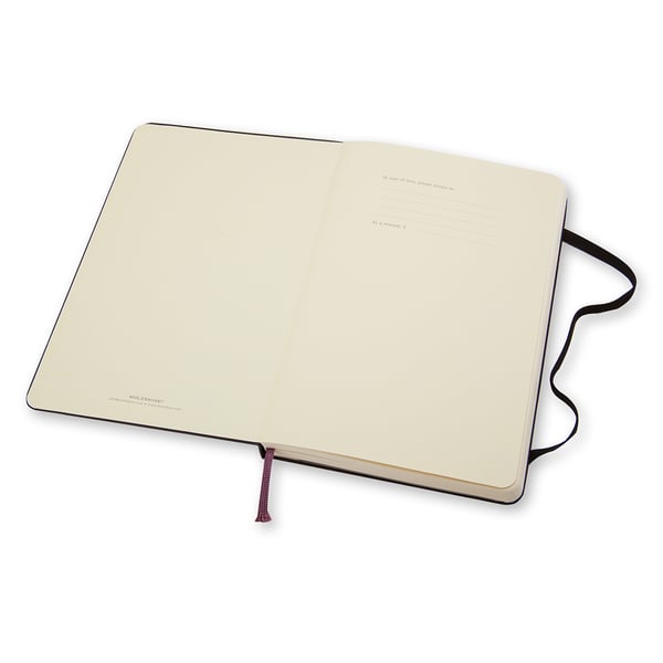 Moleskine 701030 blok og notesblok A6 192 ark Sort