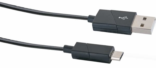 Schwaiger LKW 120 M USB-kabel USB 2.0 1,2 m USB A Micro-USB B Sort
