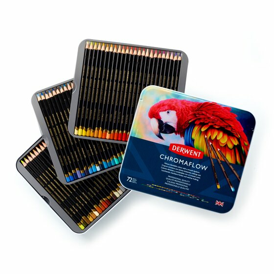 Miniatyrbild 1 av 13: Derwent Chromaflow Blandade färger 72 styck