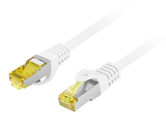 Miniatyrbillede 1 af 4: Lanberg PCF6A-10CU netværkskabel Hvid 10 m Cat6a S/FTP (S-STP)